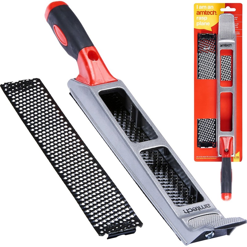Amtech 250mm x 40mm Rasp Plane with Spare Blade