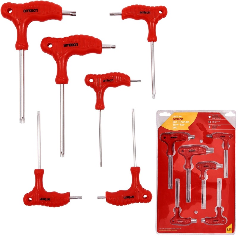 Amtech 6 Piece T-Handle Torx Wrench Set