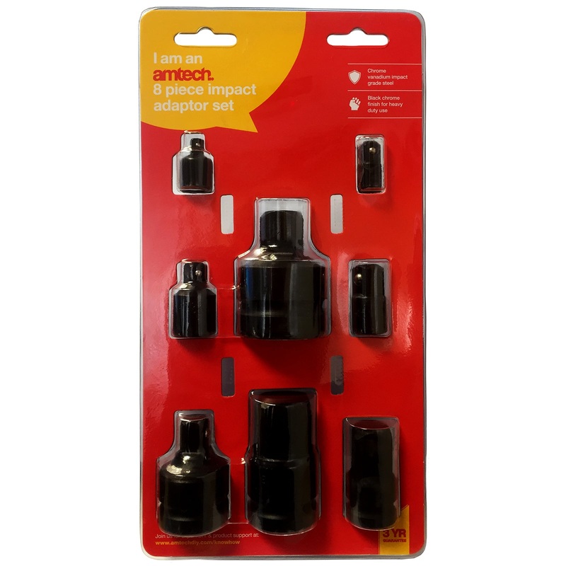 Amtech 8 Piece Impact Socket Adaptor Set
