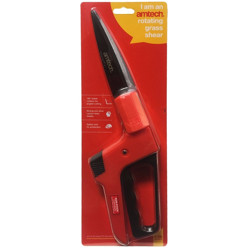 Amtech Deluxe 3 Way Rotating Grass Shears