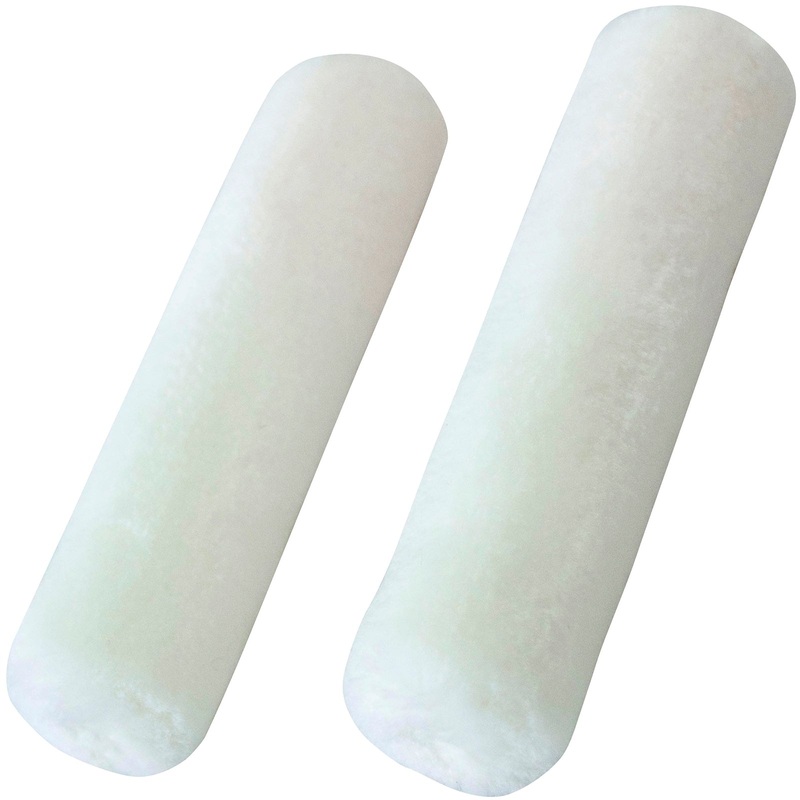 Amtech 2 Piece 4" Extra Short Pile (4mm) Roller Sleeve Mohair