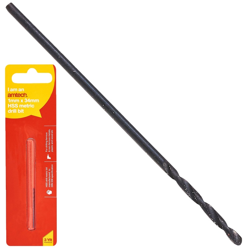 Amtech HSS Metric Metal Drill Bits 118 Precision Ground Tip