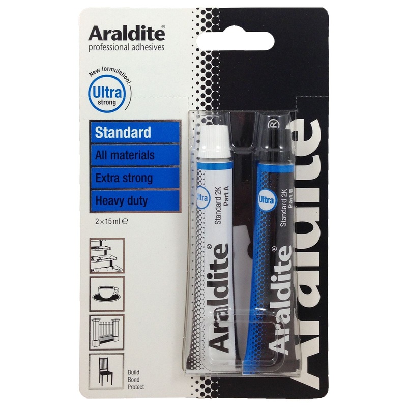 Araldite 2 x 15ml Standard Ultra Strong Epoxy 2 Part Glue