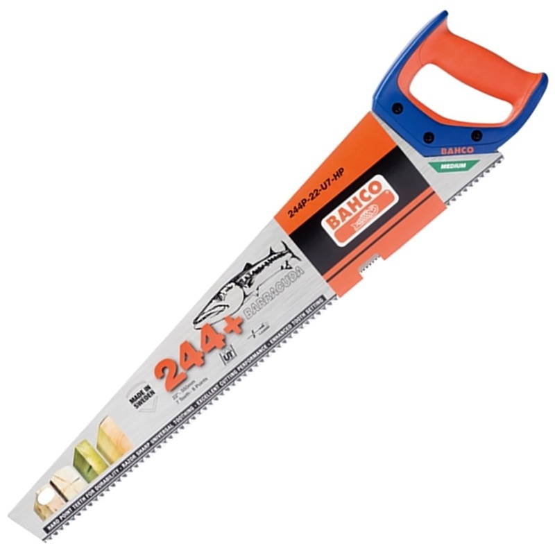 Bahco 244+ 22" Barracuda Hand Saw 7 TPI