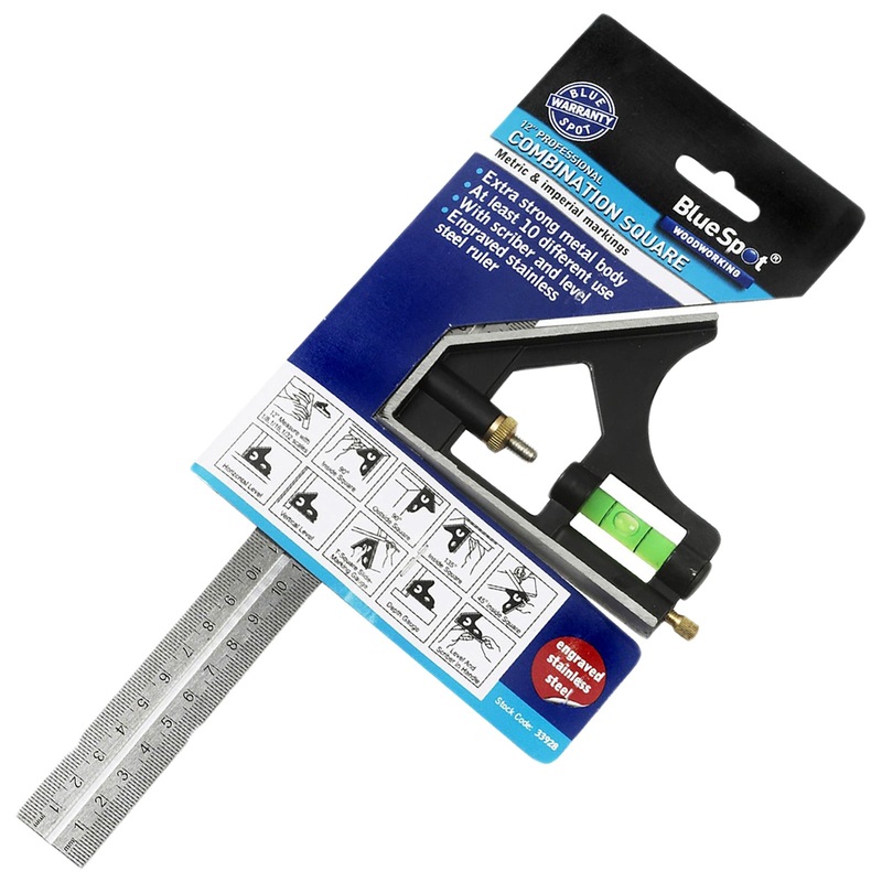 BlueSpot 300mm (12") Heavy Duty Combination Square