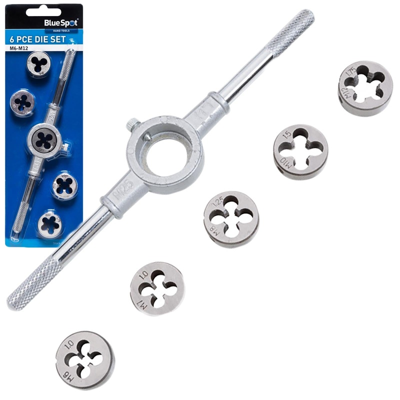 BlueSpot Die Set with Holder 6 Piece M6-M12