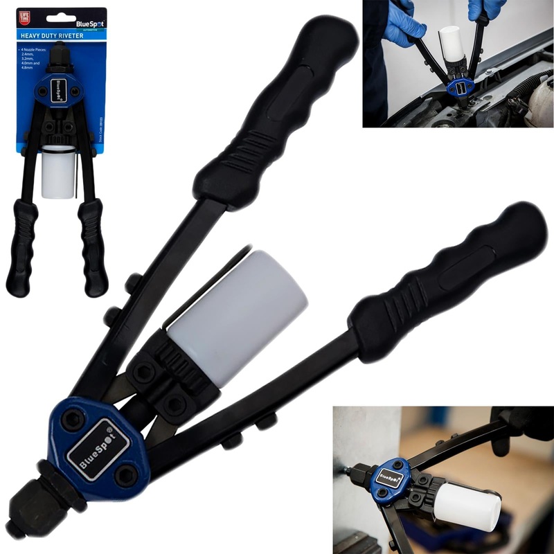 BlueSpot Long Handle Rivet Gun Riveter 280mm 11" Heavy Duty