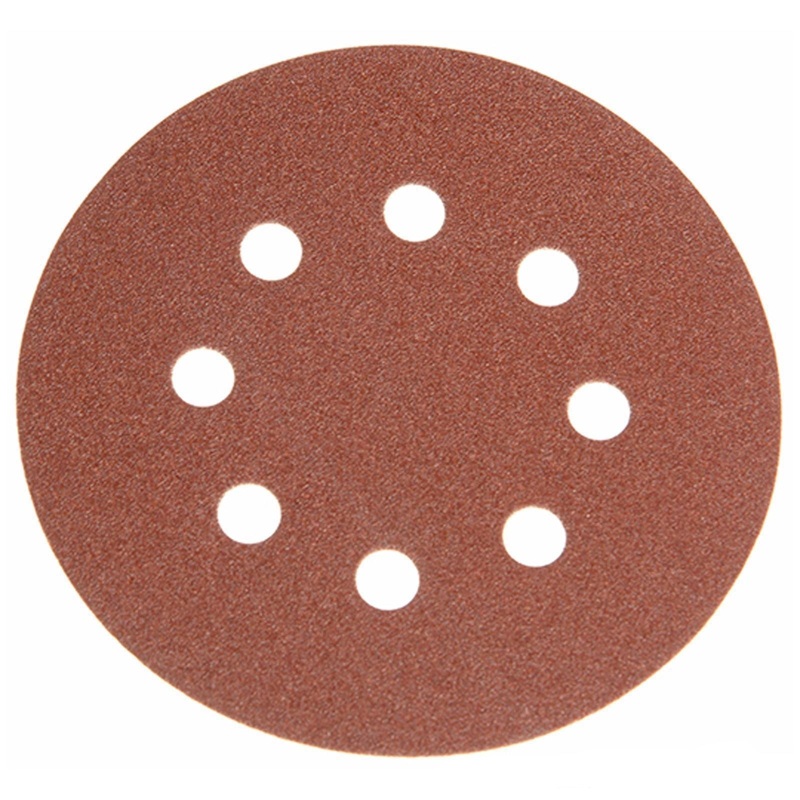 Faithfull 25 Pack 125mm Hook & Loop Sanding Discs
