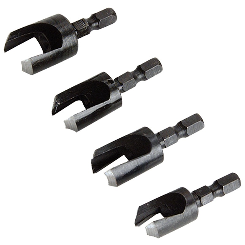 Faithfull 4 Pack Plug Cutter Set No 6 - No 12