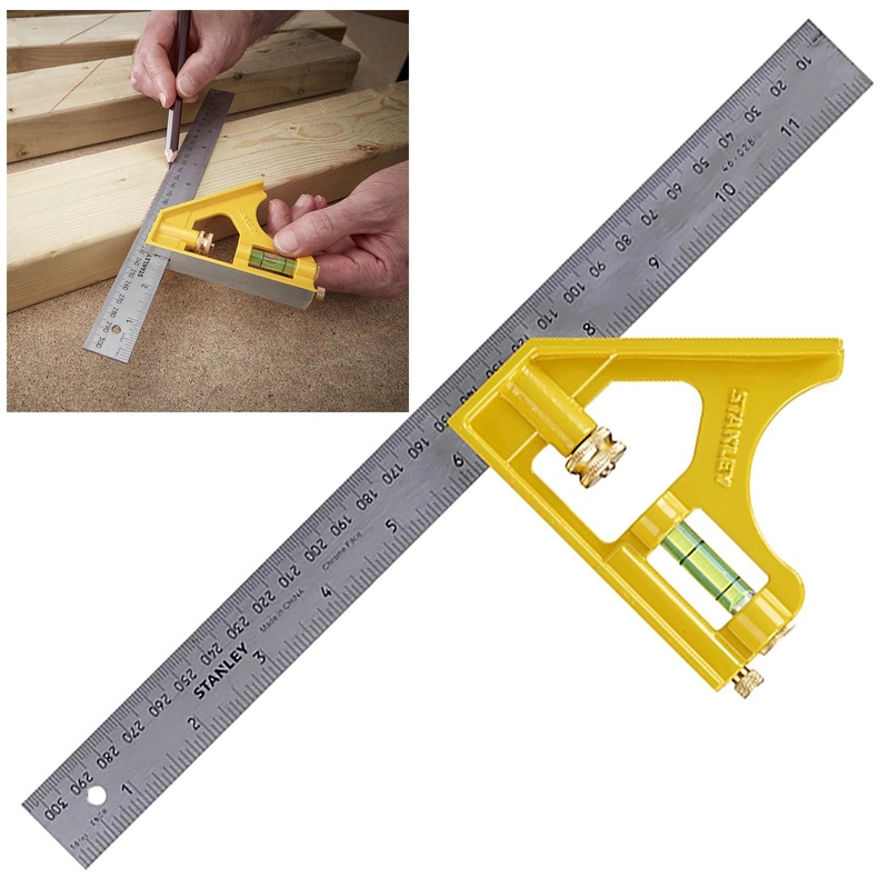 Stanley 300mm Die Cast Combination Square