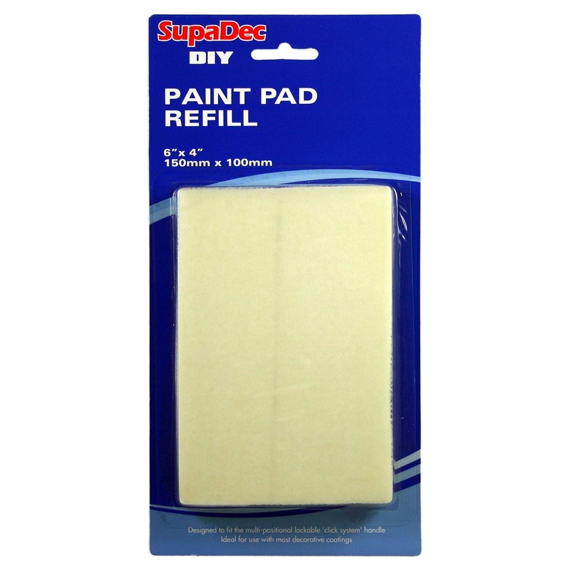 SupaDec DIY 150mm x 100mm Paint Pad Refill