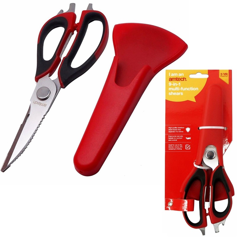 Amtech 9-IN-1 Multi-Function Shears 9" (230mm)