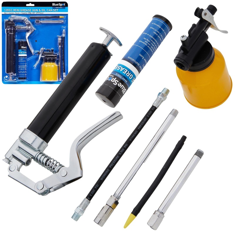 BlueSpot Mini Grease Gun and Oil Can Set 120cc