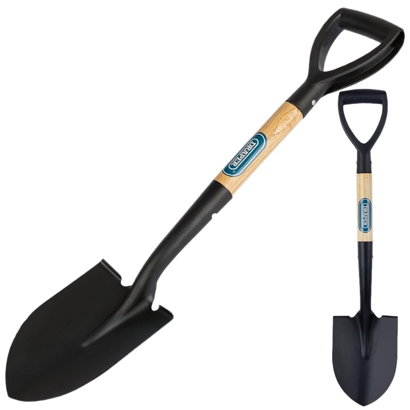 Draper Round Nose Mini Shovel with Wooden Shaft 700mm