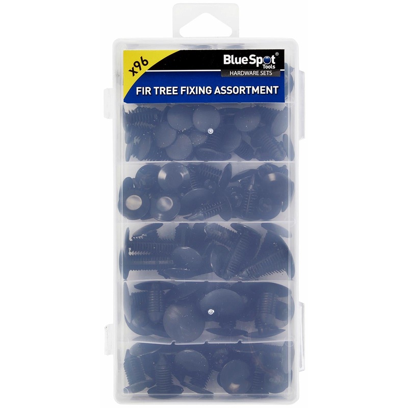 BlueSpot Assorted Fir Tree Fixing Set 96pc