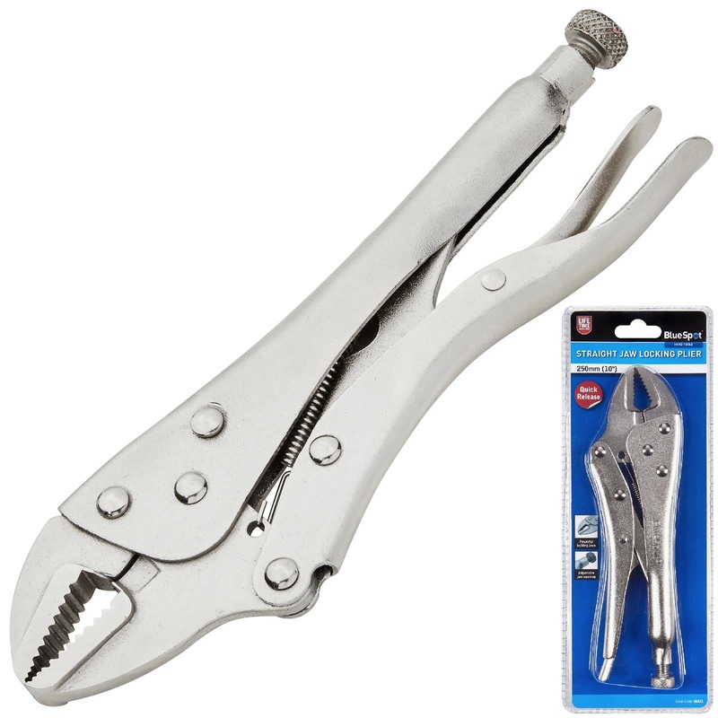 BlueSpot Straight Jaw Locking Plier 250mm (10")