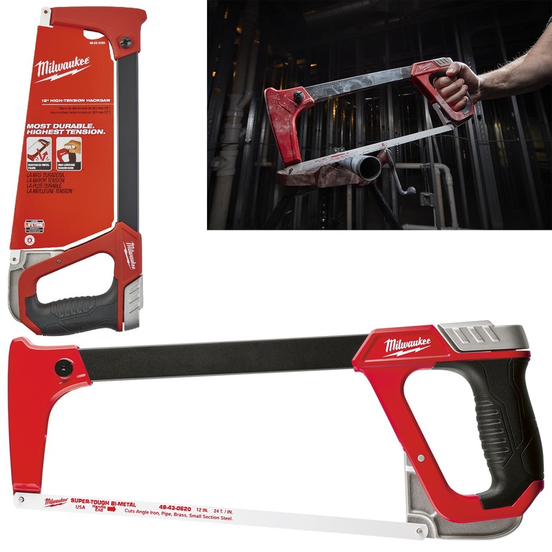 Milwaukee 300mm 12" High Tension Metal Frame Hacksaw