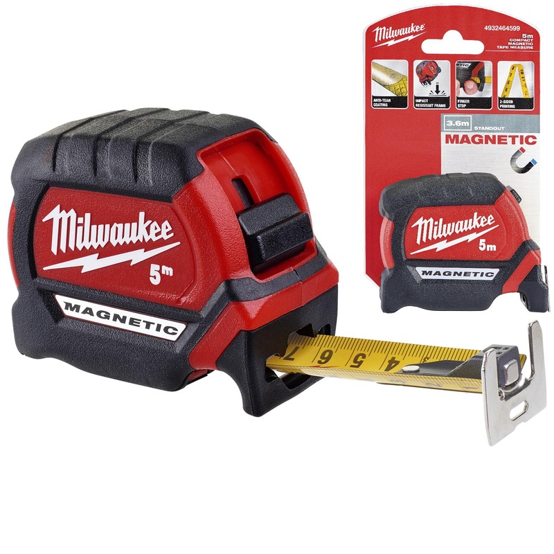 Milwaukee Magnetic Tape Measure Gen III 5m Metric 27mm Blade Width