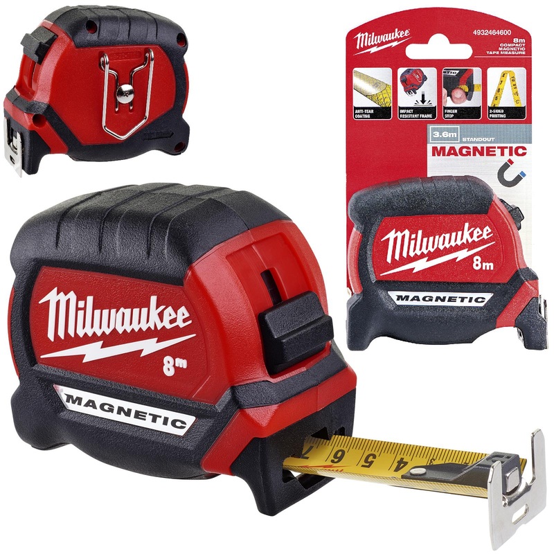 Milwaukee Magnetic Tape Measure Gen III 8m Metric 27mm Blade Width