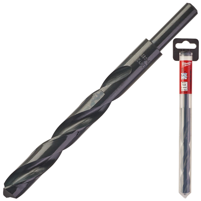 Milwaukee Metal Drill Bits HSS Rollforged with Reduced Shank DIN 338