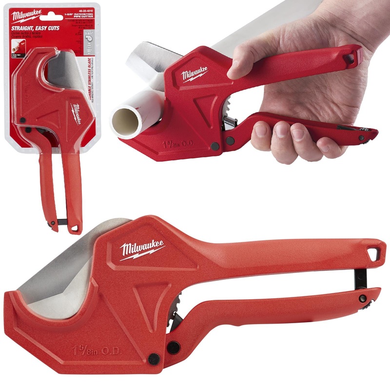 Milwaukee Ratcheting PVC Pipe Cutter 42mm