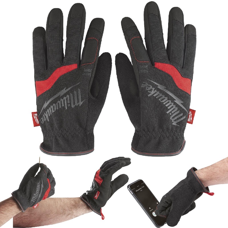 Milwaukee Safety Gloves Free Flex Work Glove Size 9 / L Large