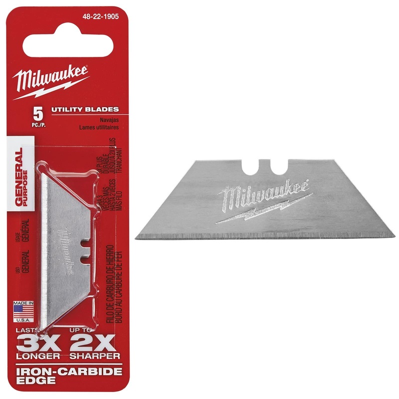 Milwaukee Utility Knife Blades General Purpose 5 Pack
