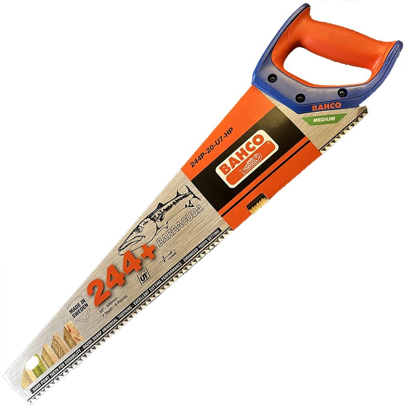 Bahco 244+ 20" Barracuda Hand Saw 7 TPI