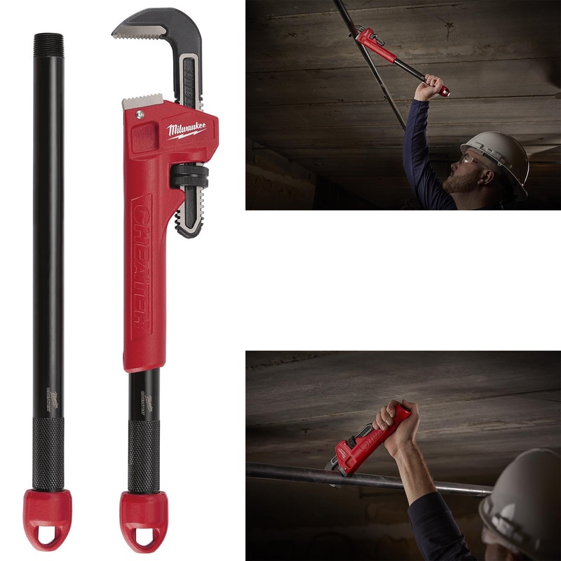 Milwaukee Adaptable Pipe Wrench Cheater 250mm 450mm 600mm