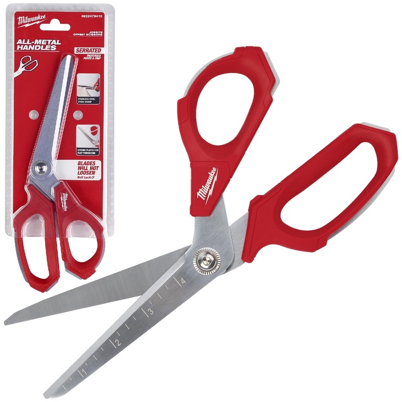 Milwaukee Jobsite Offset Scissors 115mm Blade