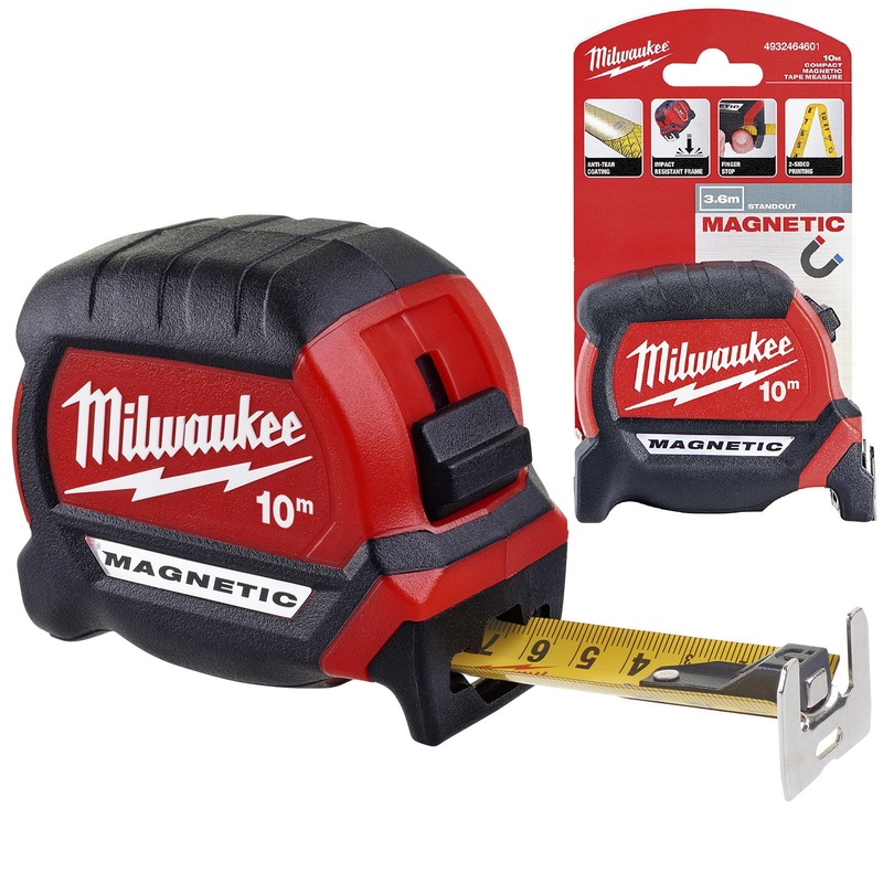 Milwaukee Magnetic Tape Measure Gen III 10m Metric 27mm Blade Width