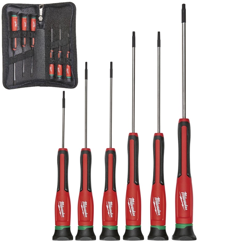 Milwaukee Precision Screwdriver Set 6 Piece Torx T6-T15