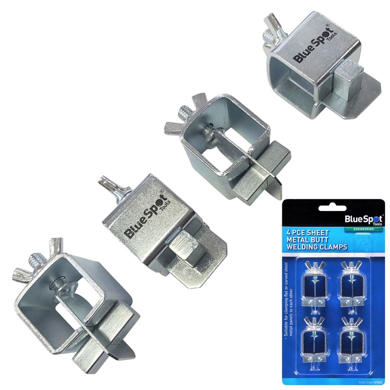 BlueSpot Sheet Metal Butt Welding Clamps 4 Piece