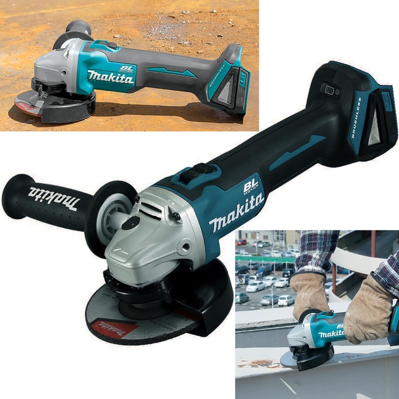 Makita Angle Grinder 125mm 18V Li-ion Brushless Cordless Body Only DGA504Z