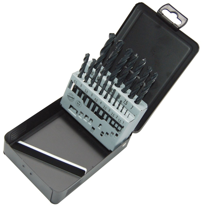 Milwaukee Metal Drill Bit Set HSS Rollforged DIN 338 19 Piece 1-10mm