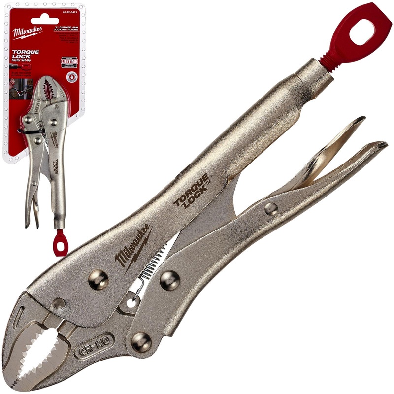 Milwaukee TORQUE LOCK Long Nose Locking Pliers 175mm 7in