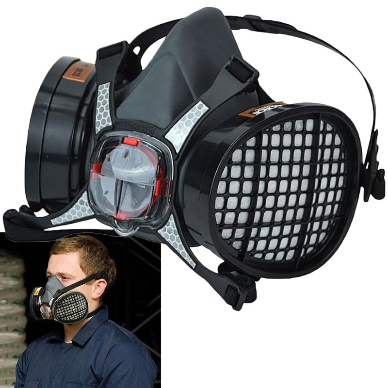 Scan Twin Half Mask Respirator with A1 Cartridges