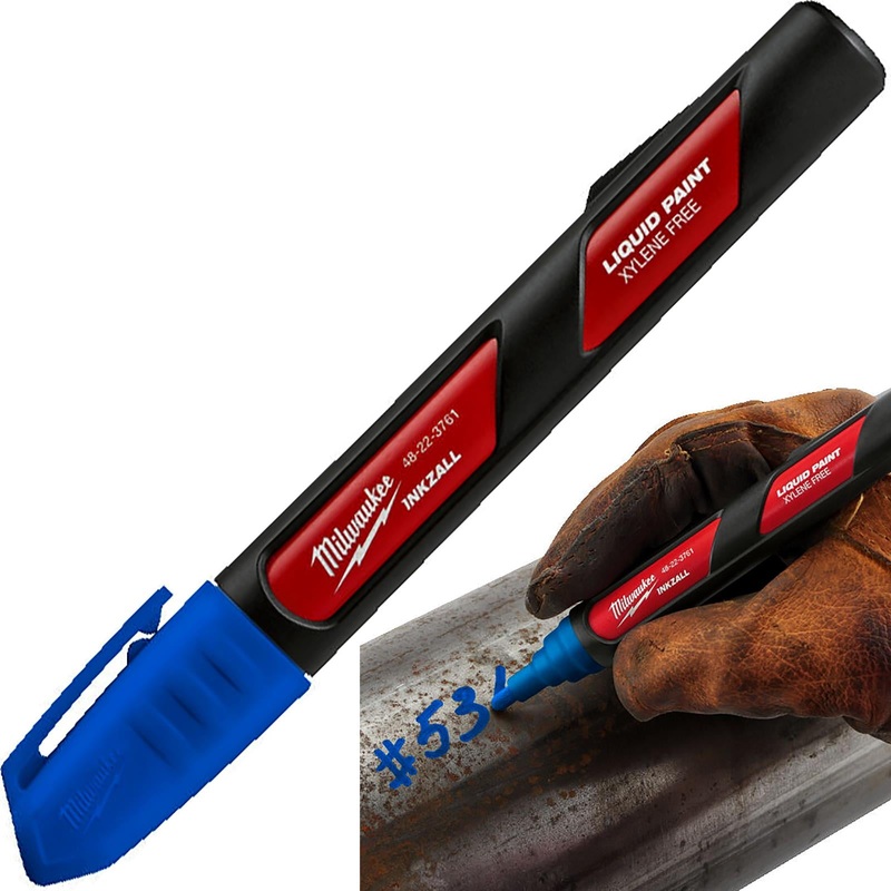 Milwaukee INKZALL Liquid Paint Marker Pen Blue