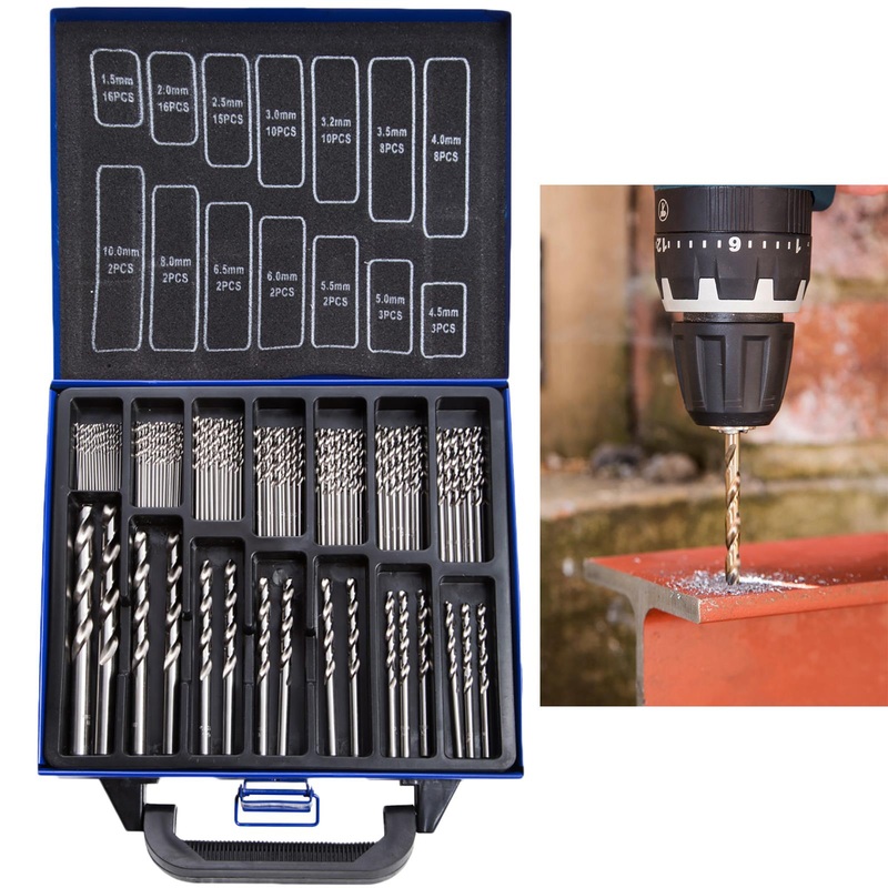 BlueSpot Cobalt Drill Bit Set 99 Piece 135 Split Point 1.5-10mm