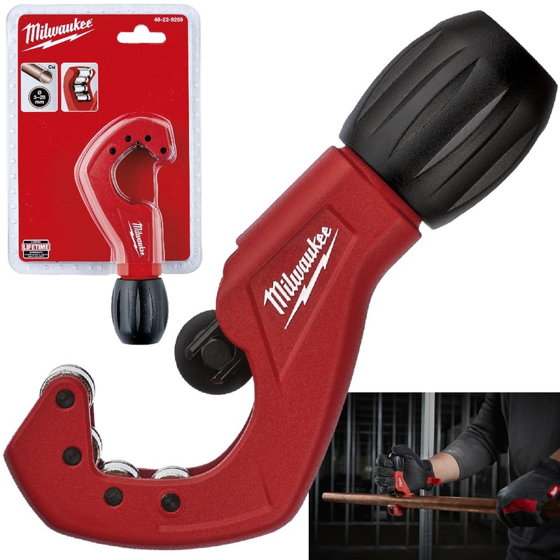 Milwaukee Copper Tubing Cutter Constant Swing 3 - 28mm Capacity