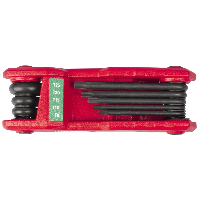 Milwaukee Folding Torx Key Set 8 Piece T9-T40