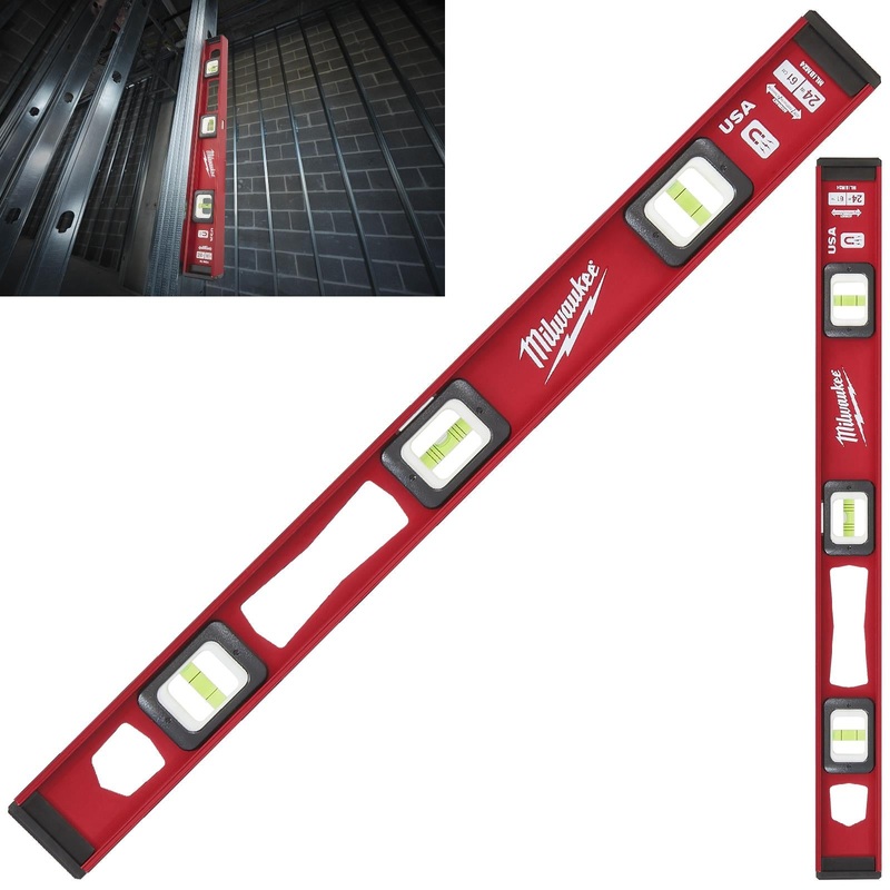 Milwaukee I-Beam Spirit Level Magnetic 61cm 24in