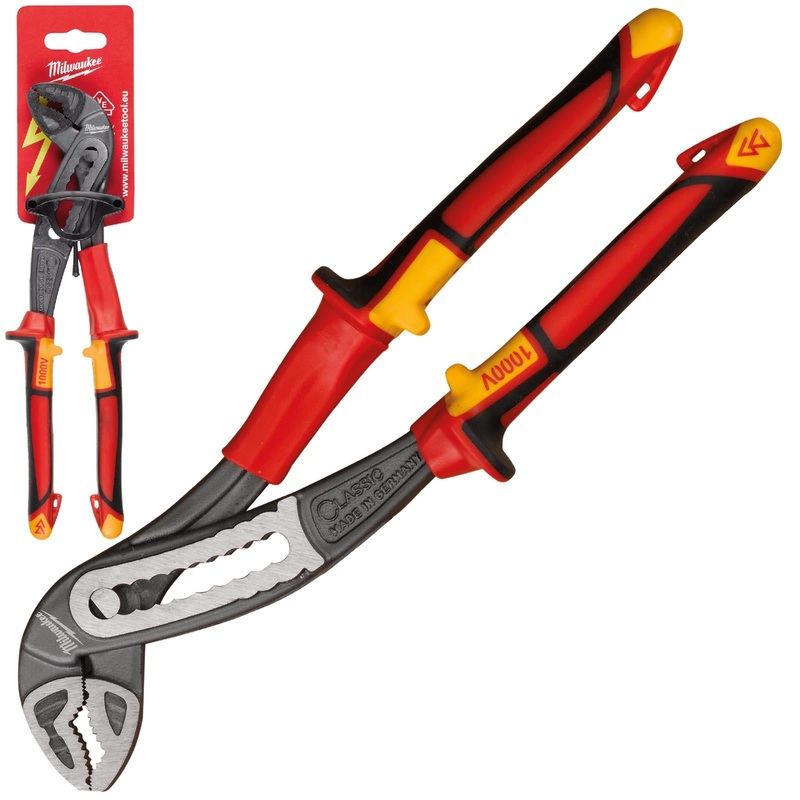 Milwaukee VDE Water Pump Pliers 240mm Insulated 10,000V