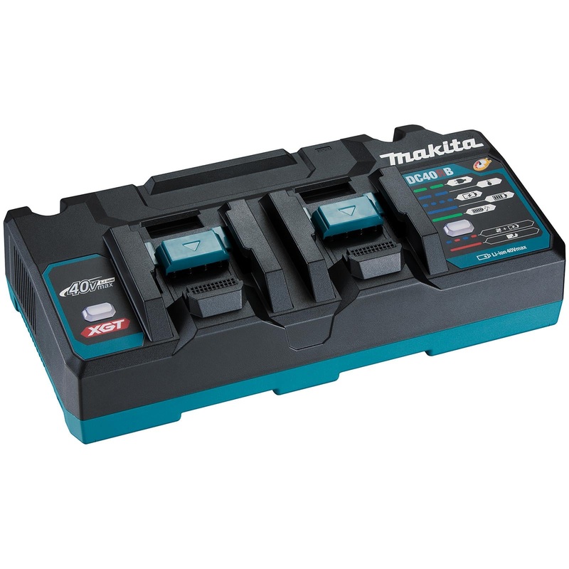 Makita Battery Charger Dual Port for 40V XGT Li-ion Batteries DC40RB