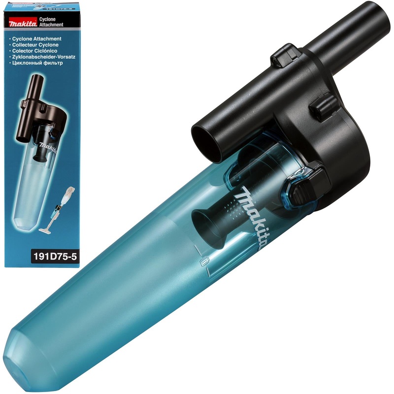 Makita Vacuum Cleaner Cyclone Attachment Set Large Capacity LXT CXT 191D75-5