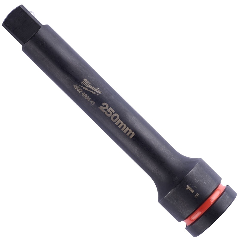 Milwaukee Impact Socket Extension Bar 250mm 1" Drive SHOCKWAVE Impact Duty