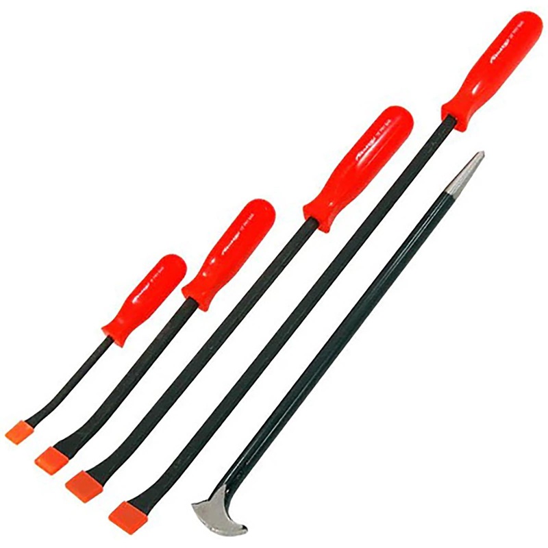 Neilsen Pry Bar Set Wrecking Crowbar Roll Head Jimmy Extra Long Lever 5pc
