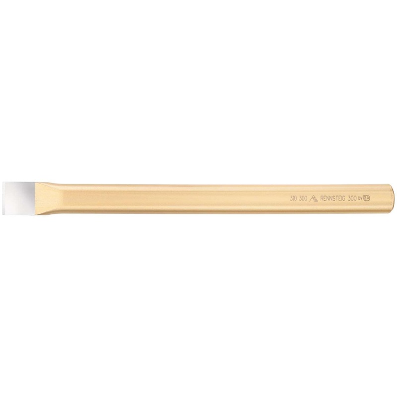 Rennsteig Flat Cold Chisel 200mm without Hand Protection 31 200 1