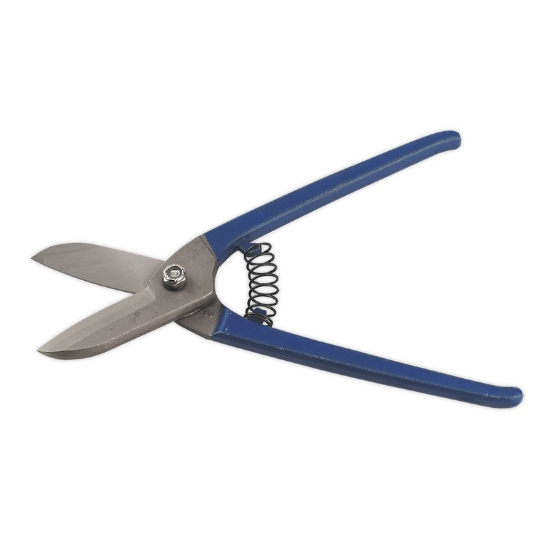 Sealey Tin Snips/Shears 250mm Spring Loaded