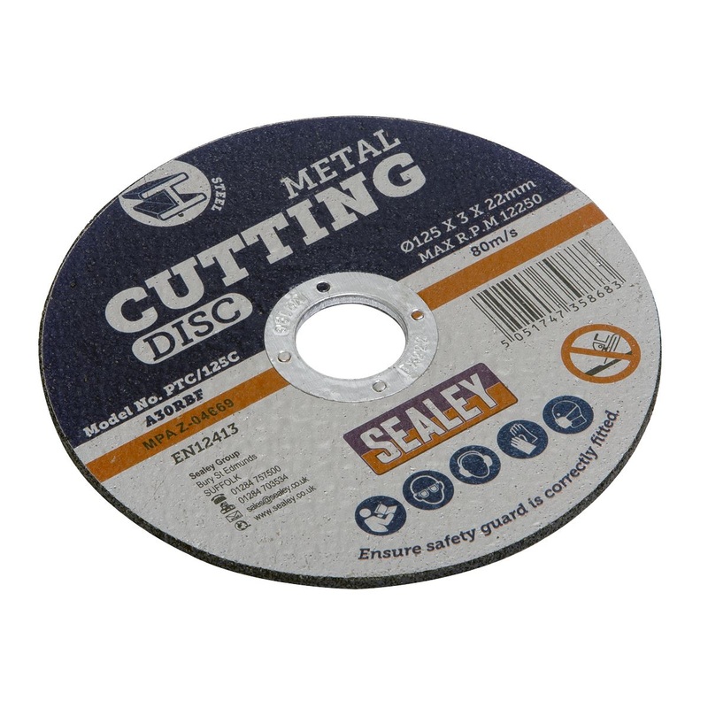 Sealey Cutting Disc 125 x 3mm 22mm Bore